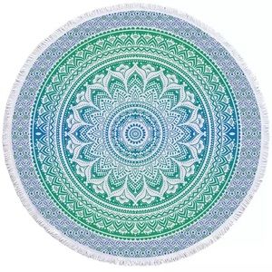 Round Boho Beach Pool Towel